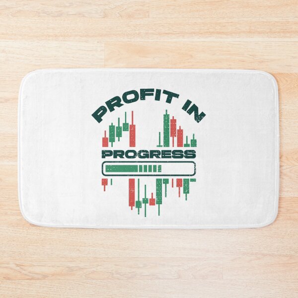 Item preview, Profit In Progress Crypto Trader - Cryptocurrency Dad or Grandpa Investor designed and sold by venomousvector.