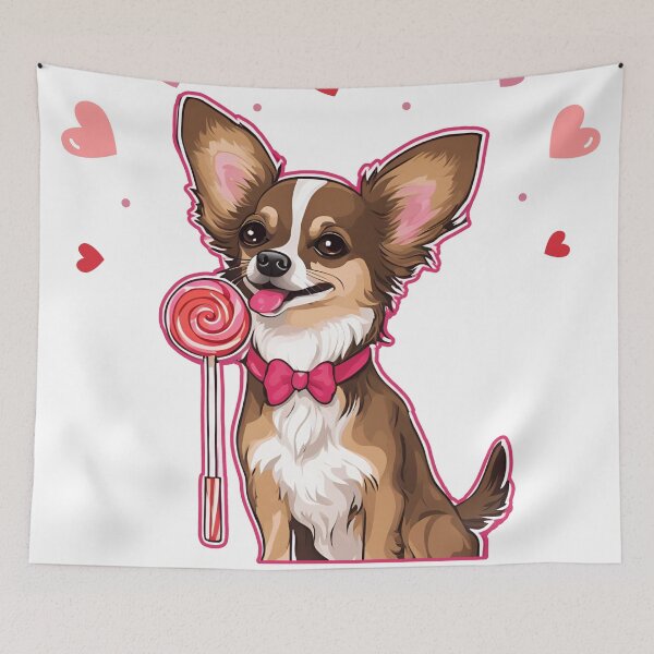 Item preview, Valentine's Day Chihuahua Love designed and sold by GoodyPaws.