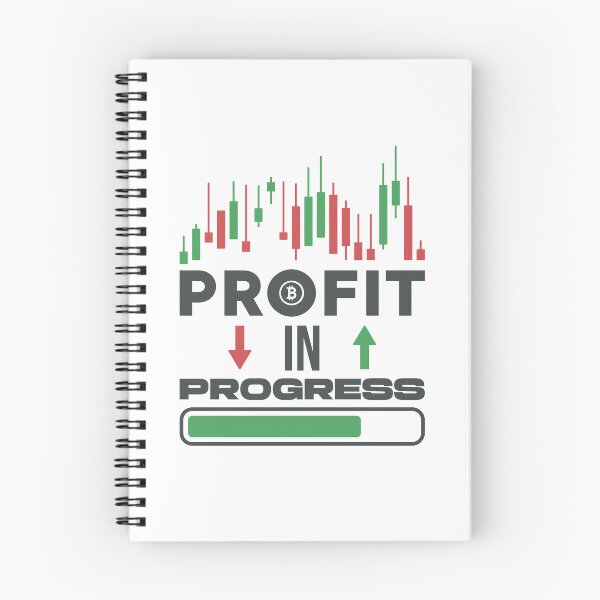 Item preview, Profit In Progress Crypto Investor & Bitcoin Trader Funny designed and sold by venomousvector.