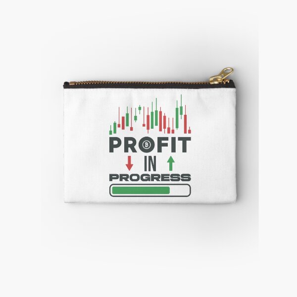 Item preview, Profit In Progress Crypto Investor & Bitcoin Trader Funny designed and sold by venomousvector.