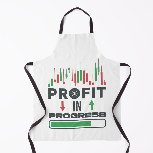Item preview, Profit In Progress Crypto Investor & Bitcoin Trader Funny designed and sold by venomousvector.
