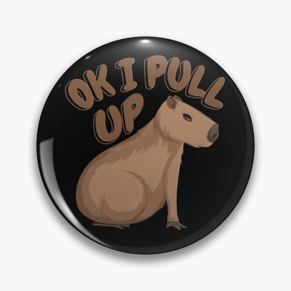 Item preview, Ok I Pull Up - Funny Capybara designed and sold by TinysKaden.