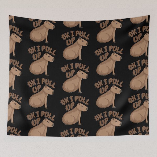 Item preview, Ok I Pull Up - Funny Capybara designed and sold by TinysKaden.
