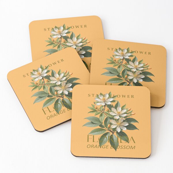 Item preview, Florida Territory Flower Orange Blossom Design designed and sold by taiche.