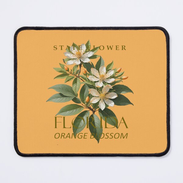 Item preview, Florida Territory Flower Orange Blossom Design designed and sold by taiche.