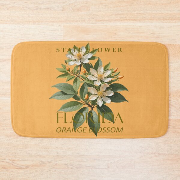 Item preview, Florida Territory Flower Orange Blossom Design designed and sold by taiche.