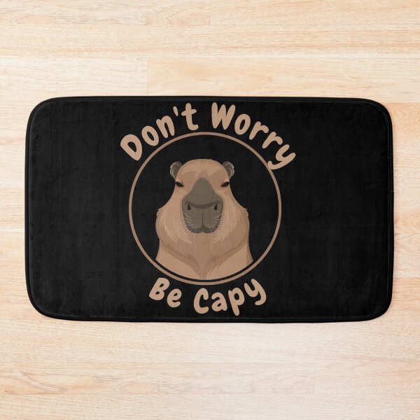 Item preview, Don't Worry Be Capy designed and sold by TinysKaden.