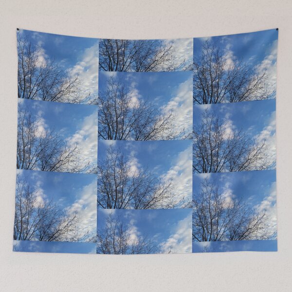 Item preview, January's Blue Blue Sky :) with Walnut tree designed and sold by Myriel-Myriel.