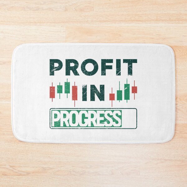 Item preview, Profit In Progress - Cryptocurrency Traders Crypto Trading designed and sold by venomousvector.