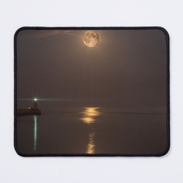 Item preview, Full Moon over the Tynemouth Pier at night designed and sold by David Patterson.