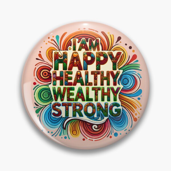 Item preview, I Am Happy Healthy Wealthy Strong designed and sold by maxmaj.