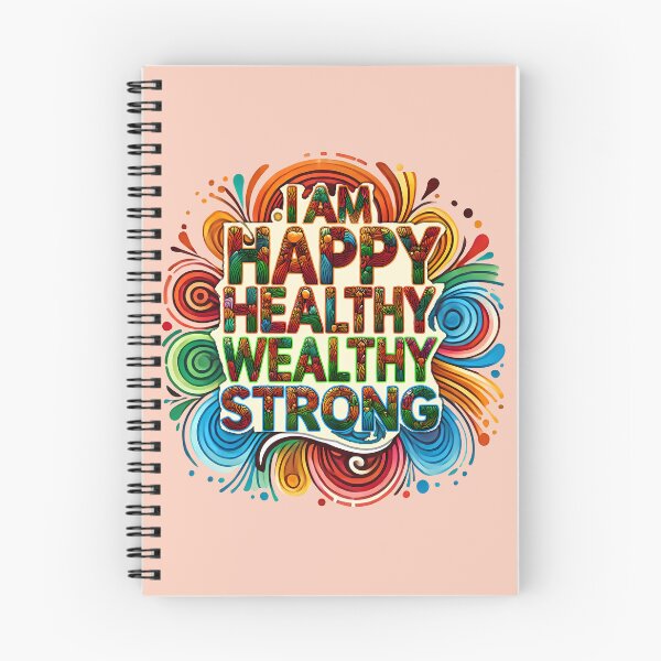Item preview, I Am Happy Healthy Wealthy Strong designed and sold by maxmaj.