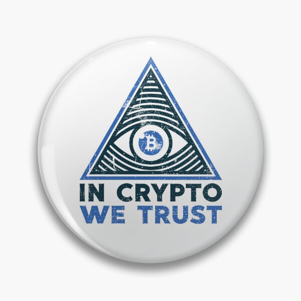 Item preview, In Crypto We Trust Cryptocurrency Traders Crypto Trading designed and sold by venomousvector.