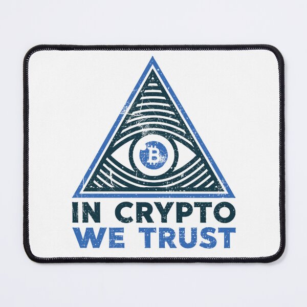 Item preview, In Crypto We Trust Cryptocurrency Traders Crypto Trading designed and sold by venomousvector.