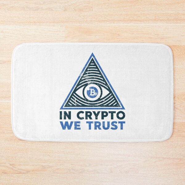 Item preview, In Crypto We Trust Cryptocurrency Traders Crypto Trading designed and sold by venomousvector.