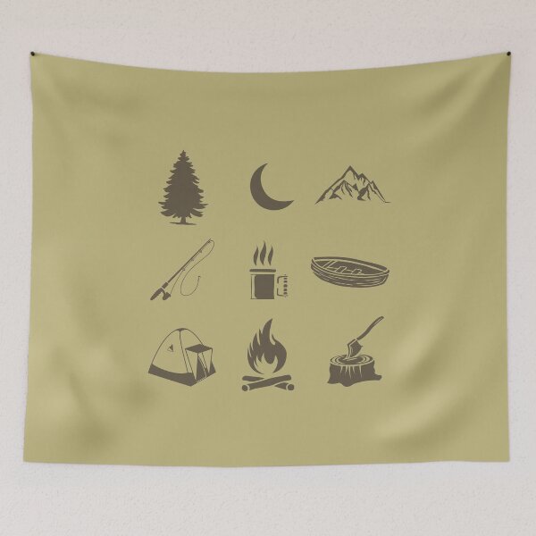 Artikelvorschau, Camping entworfen und verkauft von shirt-planet.