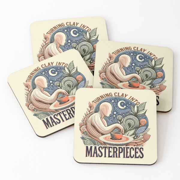 Item preview, Turning Clay into Masterpieces, typography designed and sold by maxmaj.