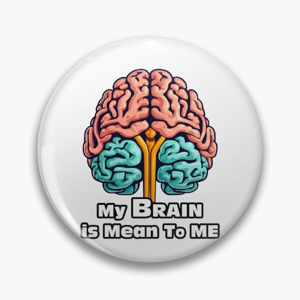 Item preview, My Brain is Mean To Me 1 designed and sold by Tom-Johnson.