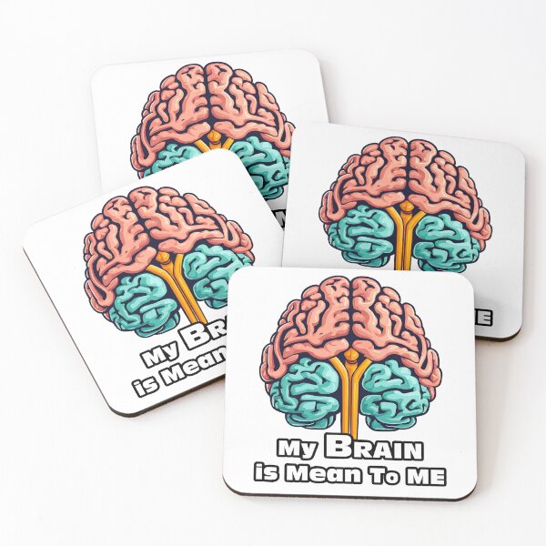 Item preview, My Brain is Mean To Me 1 designed and sold by Tom-Johnson.