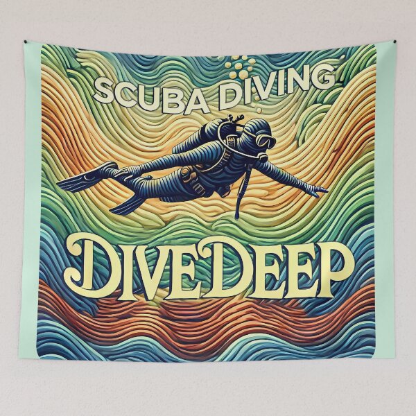 Item preview, Scuba Diving Dive Deep designed and sold by maxmaj.