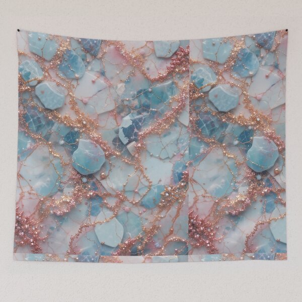 Item preview, Pink Marble texture Metal Print #1 #pattern #decor #art (Photo of Glitter Only - Not Reflective) designed and sold by Orese12.