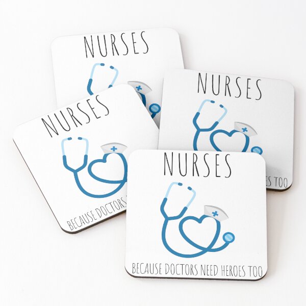 Item preview, Nurses Because Doctors Need Heroes Too designed and sold by HAHA Tees & Things.