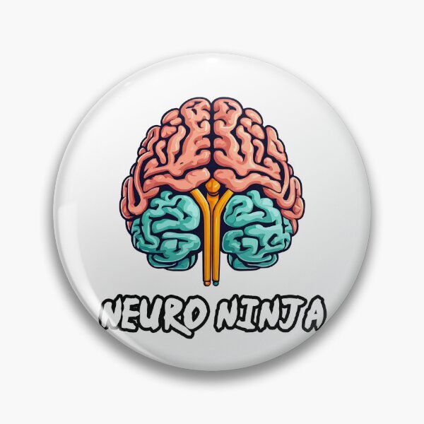 Item preview, Neuro-Ninja - Brain quote 1 designed and sold by Tom-Johnson.