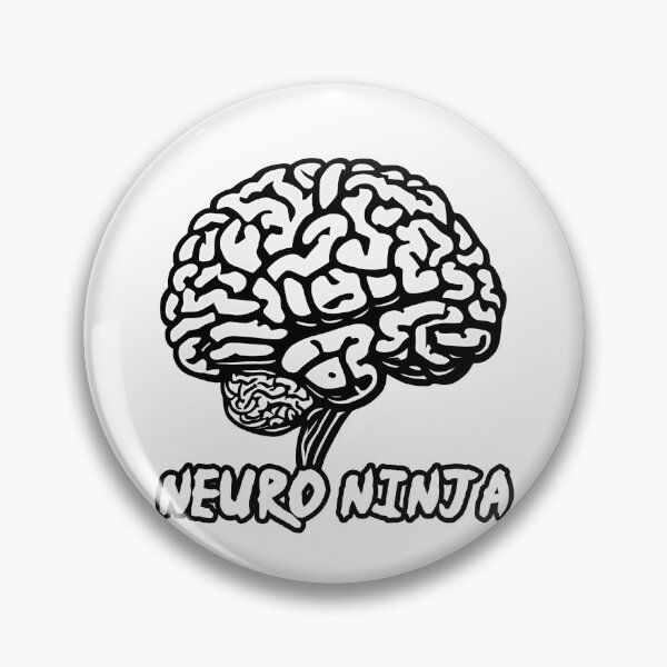 Item preview, Neuro-Ninja - Brain quote 2 designed and sold by Tom-Johnson.
