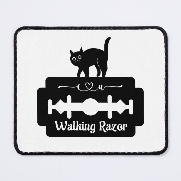 Item preview, Walking Razor Edge Cat T-Shirt designed and sold by GorinART.