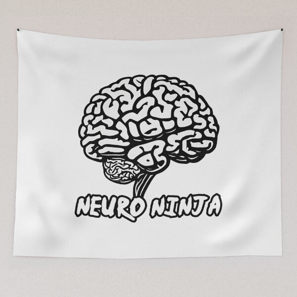 Item preview, Neuro-Ninja - Brain quote 2 designed and sold by Tom-Johnson.