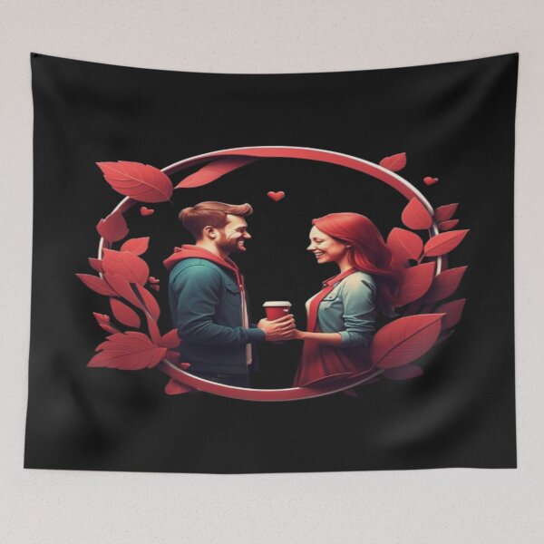 Item preview, Girl Drinking Coffee With Boy designed and sold by Kristijan Gregoric.