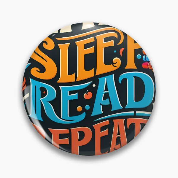 Item preview, eat sleep read repeat designed and sold by maxmaj.