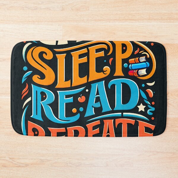 Item preview, eat sleep read repeat designed and sold by maxmaj.