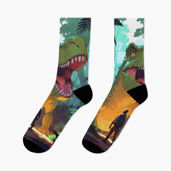 Item preview, The Dinosaur and Adventure Man designed and sold by NEKKI Originals.