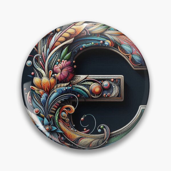 Item preview, Elegant Eco: Leafy Letter 'E' Art designed and sold by ManekanttaArts.