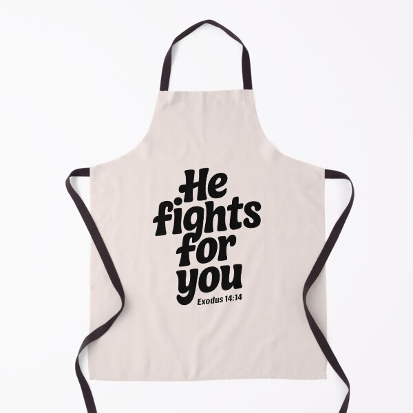 Item preview, He Fights for You Exodus 14:14 | Calligraphy Bible Verse Christian Faith Art designed and sold by KnitLuv.