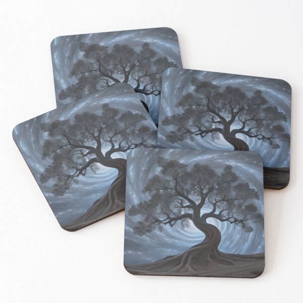 Item preview, A Tree & Spiral Stars designed and sold by DigitalHeadache.