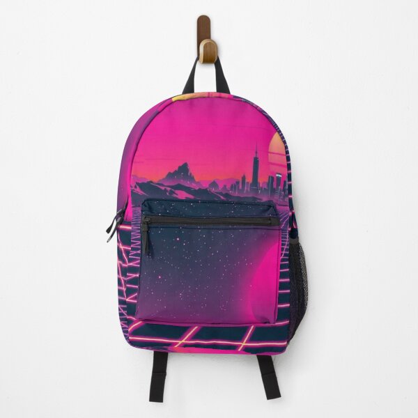 Item preview, Retro-Futuristic Synthwave Sunset designed and sold by Burnout (⌣_⌣).
