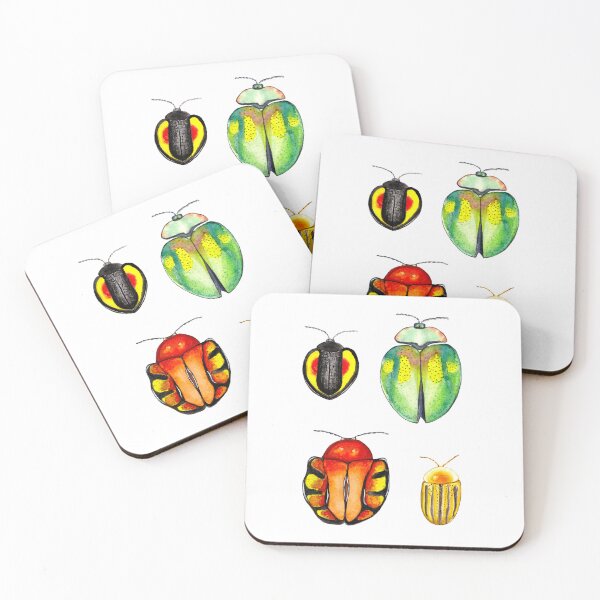 Item preview, tortoise beetle watercolor designed and sold by EwieEnte.