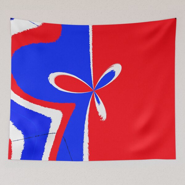 Item preview, VINTAGE FRANCE FLAG BLUE WHITE RED FLOWER designed and sold by Ralek.