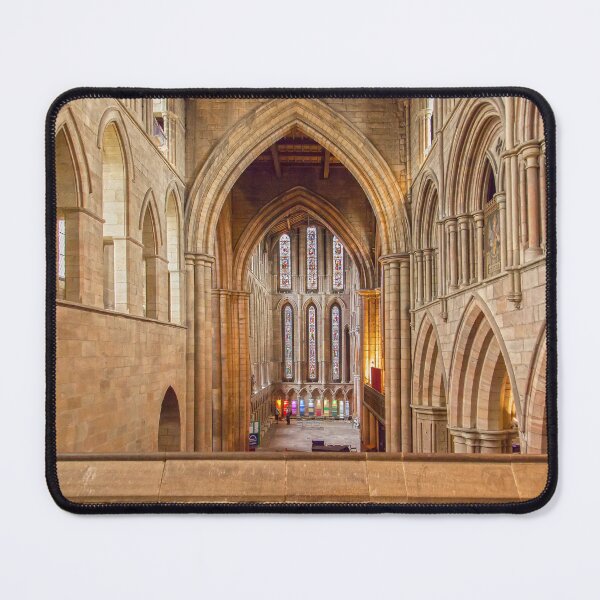 Item preview,  Majestic Hexham Abbey Interior with Stained Glass Windows designed and sold by David Patterson.