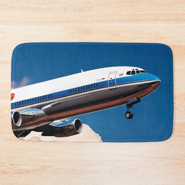 Item preview, Airliner on Approach - Blue Sky and Cloud Background designed and sold by EMairplanes.