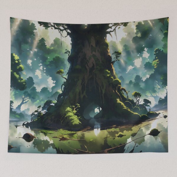 Item preview, Swamp In The Jungle designed and sold by DigitalHeadache.