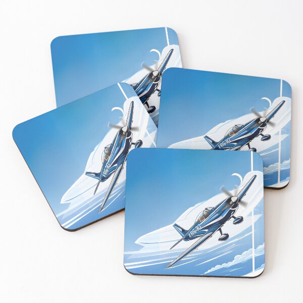 Item preview, Aerobatic Airplane Illustration in the Sky designed and sold by EMairplanes.