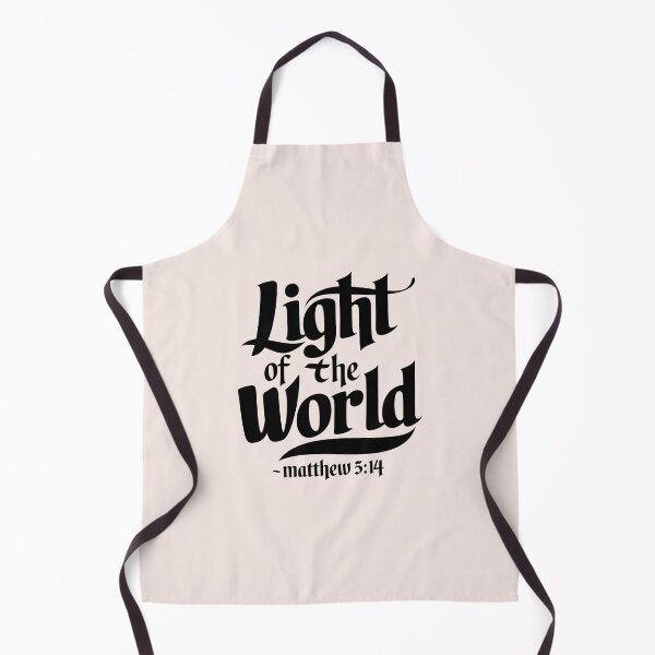 Item preview, Light of the World Matthew 5:14 | Calligraphy Bible Verse Christian Faith Art designed and sold by  KnitLuv.