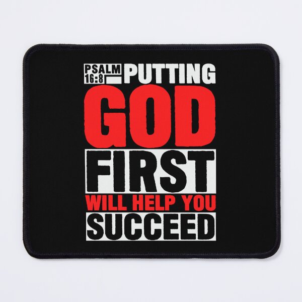 Item preview, Psalm 16:8 Put God First designed and sold by plushism.