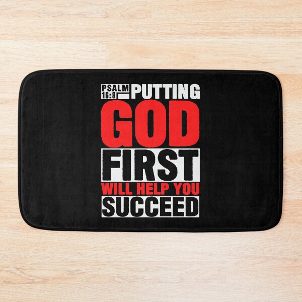 Item preview, Psalm 16:8 Put God First designed and sold by plushism.