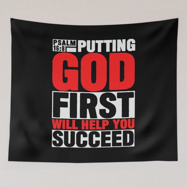 Item preview, Psalm 16:8 Put God First designed and sold by plushism.