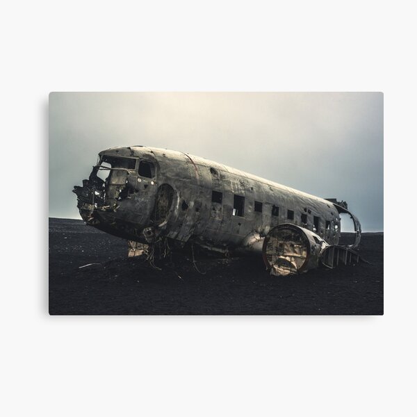 Plane Wreck Canvas Print