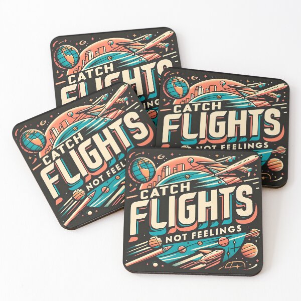 Item preview, Catch flights not feelings designed and sold by maxmaj.